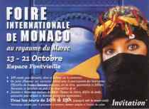 Linvitation au salon de Monaco